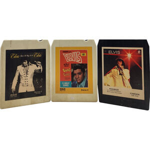 Set Of Three Elvis Presley 8-Tracks That's The Way It Is Girls Girls Girls Pickw